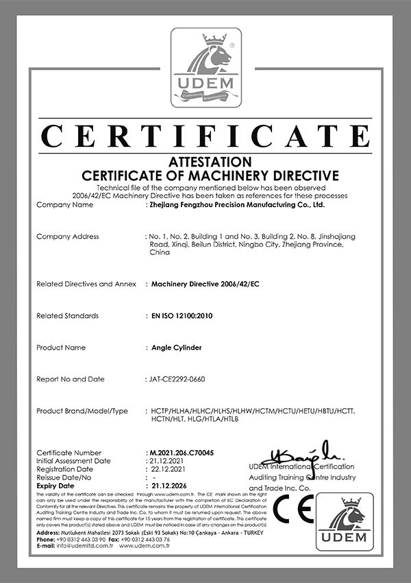 Certificado CE - M.2021.206.C70045