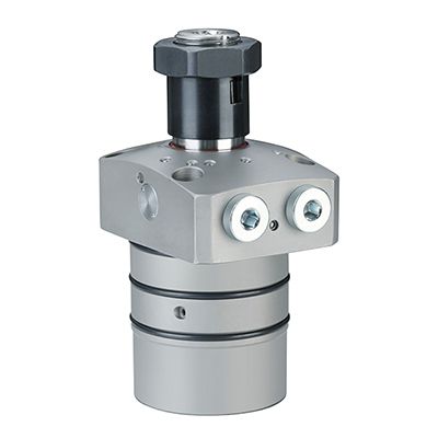 Abrazadera giratoria con sensor de aire